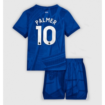 Billige Fotballdrakt Chelsea Cole Palmer #10 Replika Hjemmedraktsett Barn 2025-26 Kortermet (med bukser)